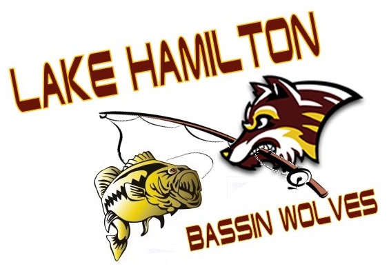 picture of bass fishing with lake hamilton bass n wolves fishing team